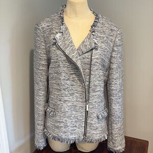 DKNY Womens Tweed Blazer Size 12